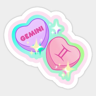 Gemini sweethearts Sticker